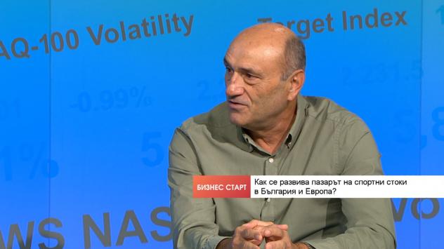 Красимир Цонов, изп. директор на &quot;Спорт Депо&quot;. Снимка: Bloomberg TV Bulgaria