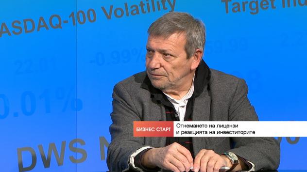 Красен Станчев, икономист. Снимка: Bloommberg TV Bulgbaria