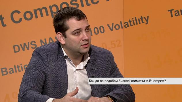 Димитър Делчев, председател на ДБГ. Снимка: Bloomberg TV Bulgaria 