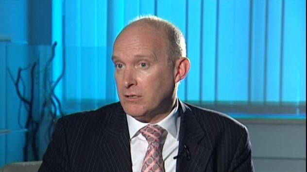 Марк Робинсън, Colliers International, специалист пазарни проучвания, ЦИЕ. Снимка: Bloomberg TV Bulgaria 