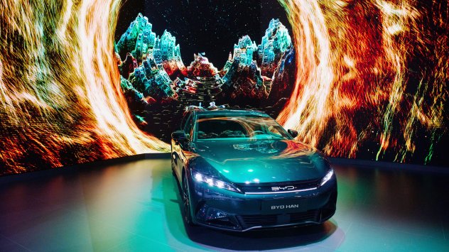 BYD Han. Снимка: Нейтън Лейн/Bloomberg