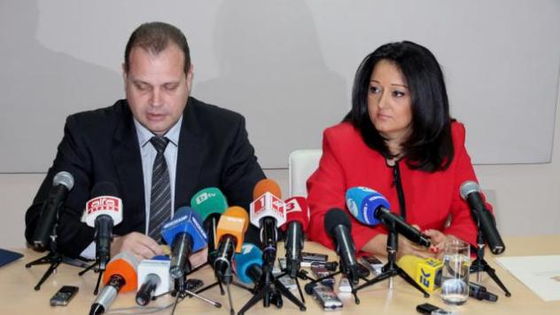 Лиляна Павлова и Лазар Лазаров. снимка: МРРБ