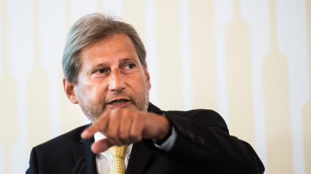 Йоханес Хан, комисар по въпросите на европейската политика за съседство и преговорите за разширяване. Снимка: Akos Stiller/Bloomberg  