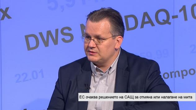 Aрх. Любомир Станиславов, изп. д-р на &quot;Аутомотив Клъстер България“. Снимка: Bloomberg TV Bulgaria 