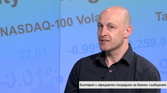 Боян Димитров, съосновател на Мобика. Снимка: Bloomberg TV Bulgaria