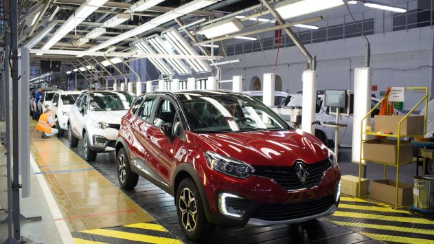Renault, западният автомобилен производител, който е най-изложен на руския пазар,