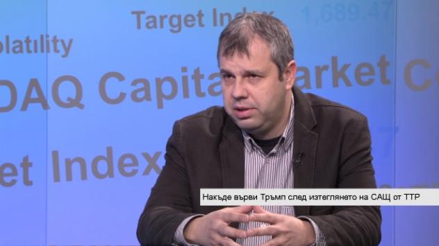 Д-р Тодор Галев, главен анализатор в Икономическата програма на ЦИД. Снимка: Bloomberg TV Bulgaria