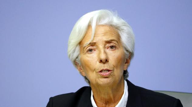 Гуверньорът на ЕЦБ Кристин Лагард. Снимка: Alex Kraus 