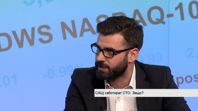 Кузман Илиев, пазарен анализатор. Снимка: Bloomberg TV Bulgaria