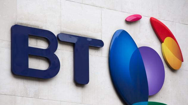 Логото на British Telecommunications. Снимка: Jason Alden/Bloomberg