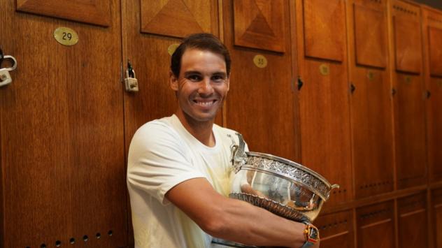 Рафаел Надал с титла №12 от Ролан Гарос Снимка:Nicolas Gouhier / FFT