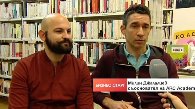 Филип Търпов и Малин Джалалиев. Снимка: Bloomberg TV Bulgaria