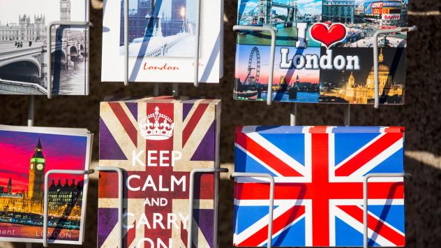 Пощенски картички от центъра на Лондон. 15 февруари 2016. Photographer: Jason Alden/Bloomberg