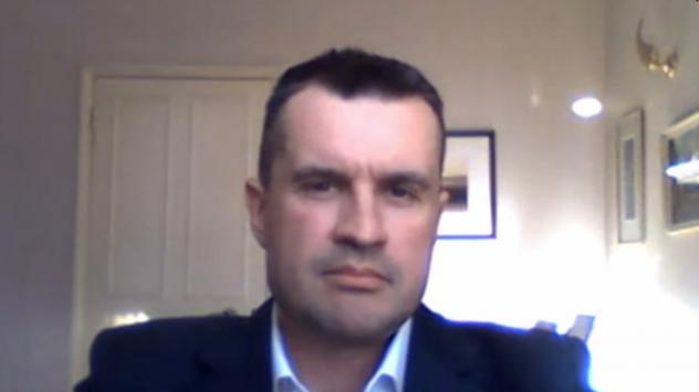 Д-р Калоян Методиев, политолог. Снимка: Bloomberg TV Bulgaria 