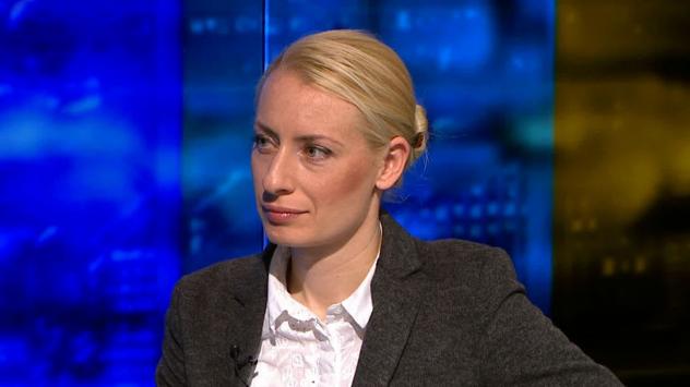 Д-р Магдалена Иванова, forex редактор в Investor.bg. Снимка: Bloomberg TV Bulgaria