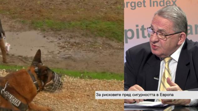 Симеон Николов от Център за стратегически изследвания в сигурността и международните отношения. Снимка: Bloomberg TV Bulgaria