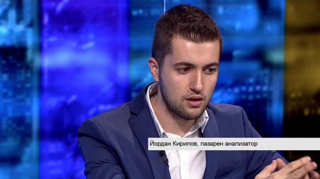 Йордан Кирилов, пазарен анализатор. Снимка: Bloomberg TV Bulgaria