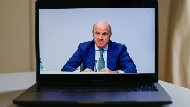 Заместник-управителят на Европейската централна банка Луис де Гиндос. Снимка:Hollie Adams/Bloomberg 