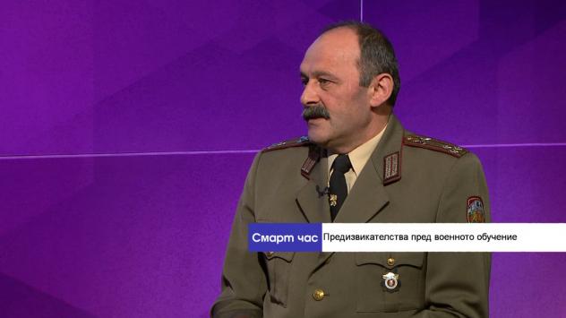 Полк. доц. д-р Димитър Ташков,  ВА „Г.С.Раковски“. Снимка: Bloomberg TV Bulgaria