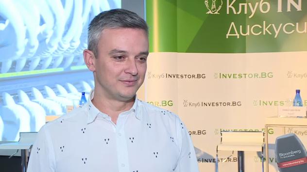  Владислав Симов, основател и изп. дир. на „Доместина“. Снимка: Bloomberg TV Bulgaria