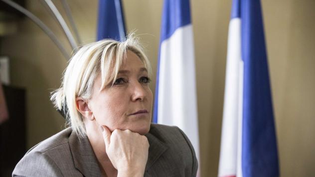 Марин льо Пен, председател на Националния фронт, 23 юни 2015. Париж. Photographer: Christophe Morin/Bloomberg