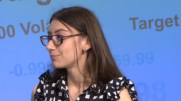 Натали Илчева, старши анализатор в Елана трейдинг, снимка: Bloomberg TV Bulgaria