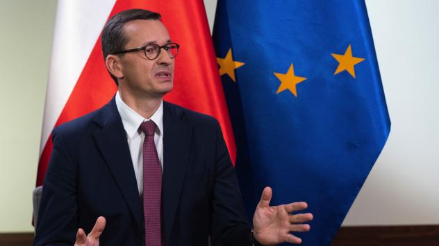 Матеуш Моравецки. Снимка: Bloomberg