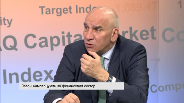 Левон Хампарцумян, изпълнителен директор на Уникредит Булбанк. снимка: Bloomberg