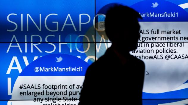 Авиосалонът в Сингапур 2016. Photographer: SeongJoon Cho/Bloomberg