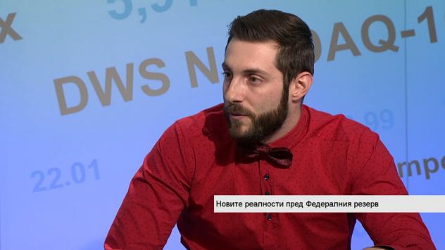 Владимир Сиркаров, пазарен анализатор. Снимка: Bloomberg TV Bulgaria