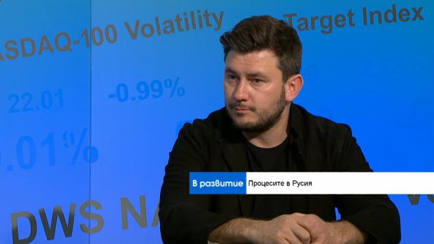 Дмитрий Глуховски, известен руски писател и журналист. Снимка: Bloomberg TV Bulgaria