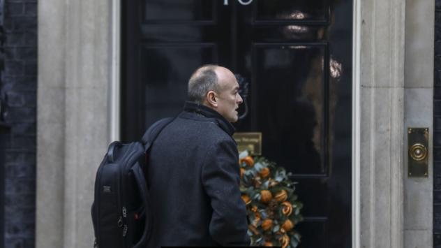 Доминик Къмингс, съветник на британския премиер Борис Джонсън. Снимка: Simon Dawson/Bloomberg