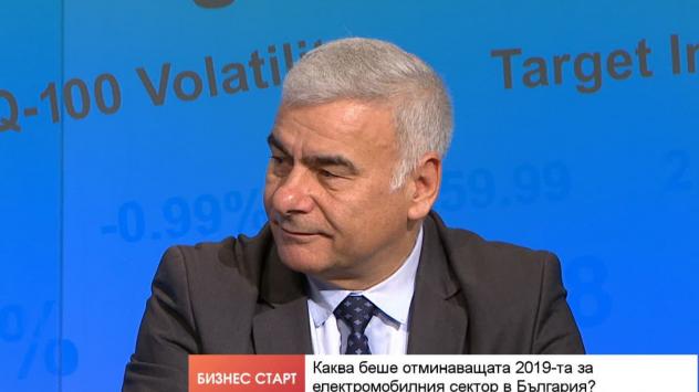 Илия Левков, председател на УС на Индустриален клъстер &quot;Електромобили&quot; (ИКЕМ). Снимка: Bloomberg TV Bulgaria 