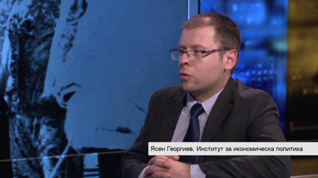 Ясен Георгиев, изп. директор на Института за икономическа политика. Снимка: Bloomberg TV Bulgaria