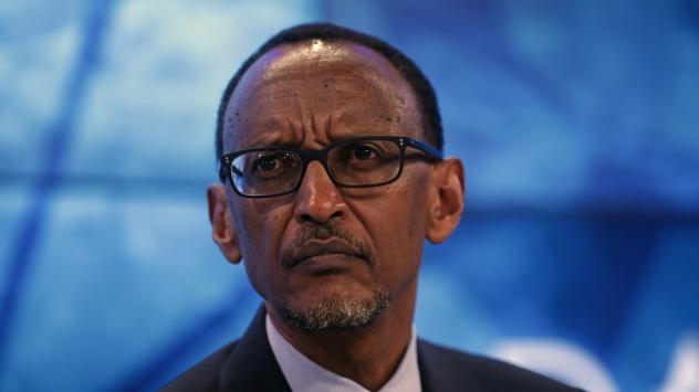 Пол Кагаме, президент на Руанда по време на Световния икономически форум. Снимка: Matthew Lloyd/Bloomberg