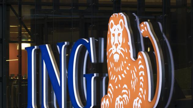 Логото на ING. Снимка: Jasper Juinen/Bloomberg