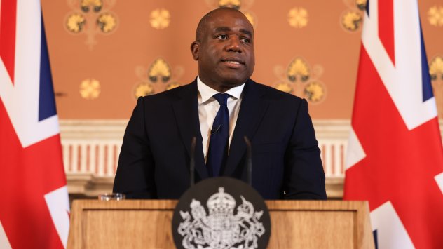 Външният министър на Великобритания Дейвид Лами. Сниммка:   Крис Ратклиф/Bloomberg