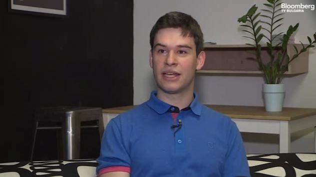 Илиян Опрев, създател на ARTery. Снимка: Bloomberg TV Bulgaria 
