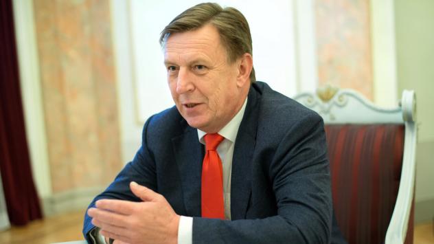 Министър-председателят на Латвия Марис Кучинскис. Снимка: Peti Kollanyi/Bloomberg