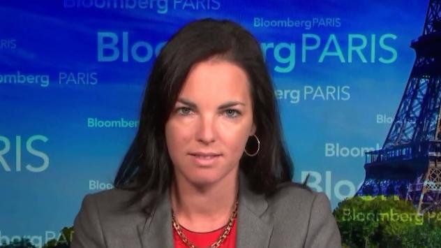 Каролин Конан от Bloomberg в Париж. Снимка: Bloomberg TV Bulgaria