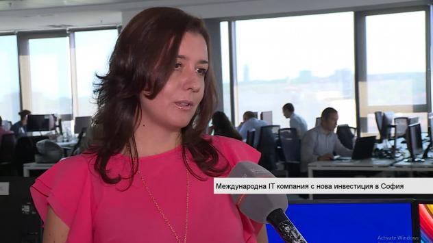  Даниела Анева, и.д. управляващ директор на новия централен офис на Endava. Снимка: Bloomberg TV Bulgaria