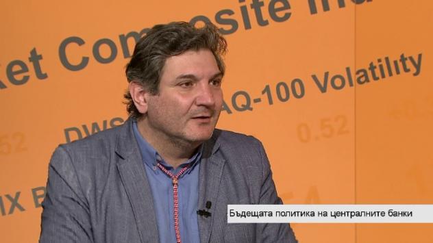 Георги Ганев, икономист и преподавател в СУ. Снимка: Bloomberg TV Bulgaria