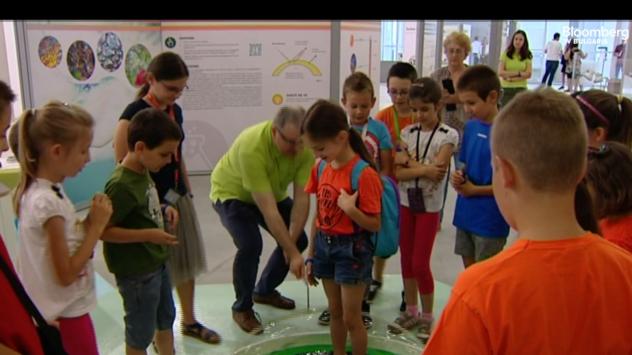 Огнян Траянов, собственик на интерактивния детски център TechnoMagicLand, и Тодор Младенов, изп. директор на София Тех Парк. Снимка: Bloomberg TV Bulgaria