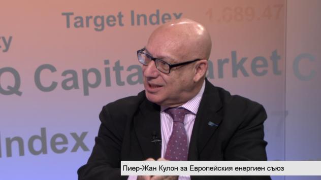 Пиер-Жан Кулон, председател на секция Транспорт, енергетика, инфраструктури и информационно общество в Европейския икономически и социален комитет. Снимка: Bloomberg TV Bulgaria