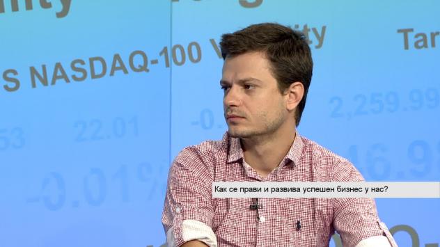 Велизар Величков, търговски директор на Grabo.bg. Снимка: Bloomberg TV Bulgaria