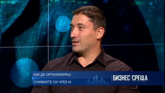 Георги Къдрев, съосновател и управител на Imagga. Снимка: Bloomberg TV Bulgaria