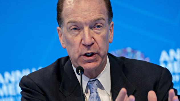 Дейвид Малпас, президент на Световната банка. Снимка: Andrew Harrer/Bloomberg 