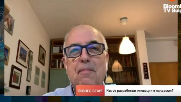 Петър Статев, председател на Управителния съвет на ИКТ Клъстер и председател на надзорния съвет на &quot;София Тех Парк&quot;. Снимка: Bloomberg TV Bulgaria