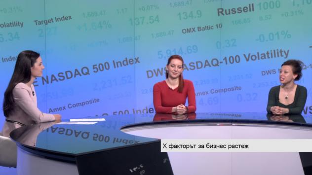 Мария Харизанова и Карина Карагаева, VOCCESS Corporate. Снимка: Bloomberg TV Bulgaria