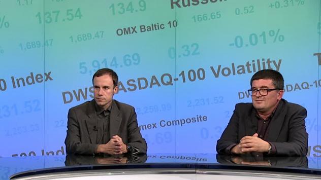 Боян Захариев, институт „Отворено общество“, и Ивайло Атанасов, Сдружение „Солидарна България“. Снимка: Bloomberg TV Bulgaria